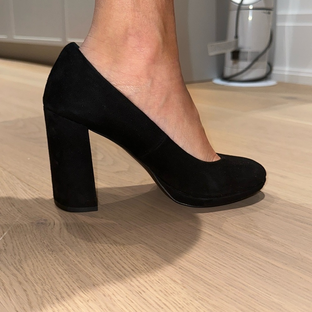 Cole Haan Suede block platform heels